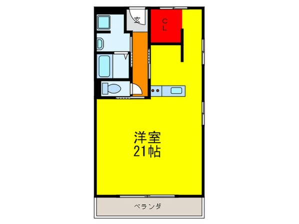 レジデンス新深江の物件間取画像